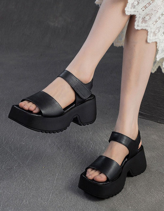 Summer Holiday Open Toe Platform Sandals Slingback
