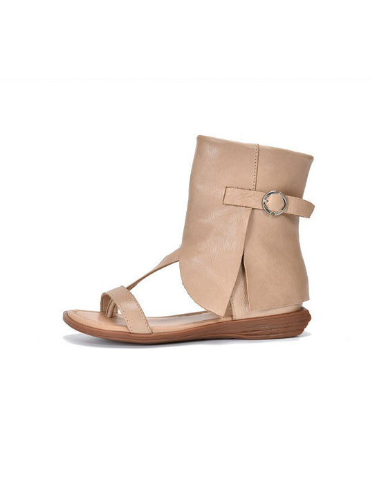 Summer Holiday Rome Style Open Toe Flat Sandals Boots Obiono June Shoes Collection 2026103.00