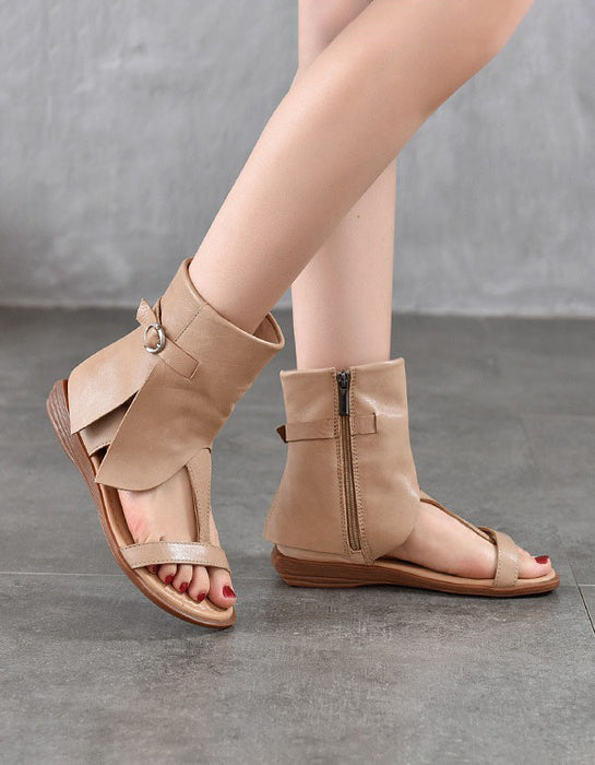 Summer Holiday Rome Style Open Toe Flat Sandals Boots Obiono June Shoes Collection 2026103.00
