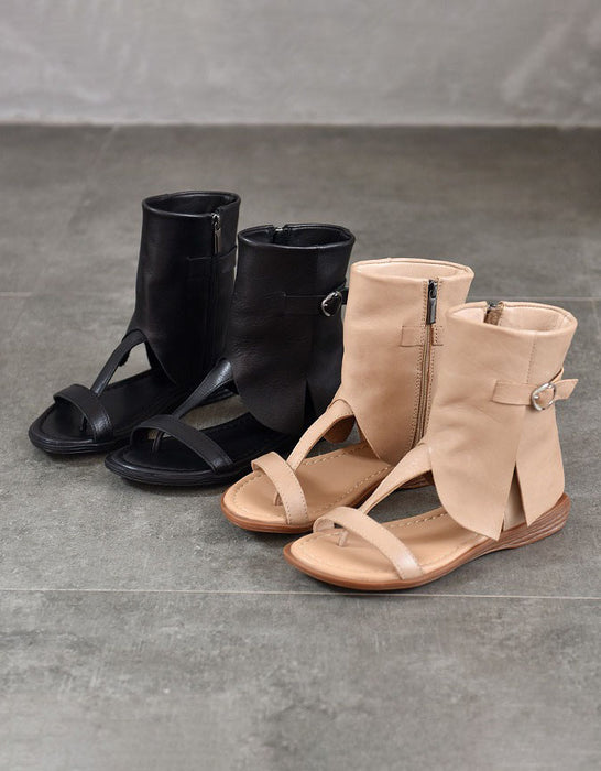 Summer Holiday Rome Style Open Toe Flat Sandals Boots Obiono June Shoes Collection 2026103.00