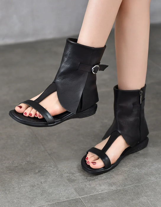 Summer Holiday Rome Style Open Toe Flat Sandals Boots Obiono June Shoes Collection 2026103.00
