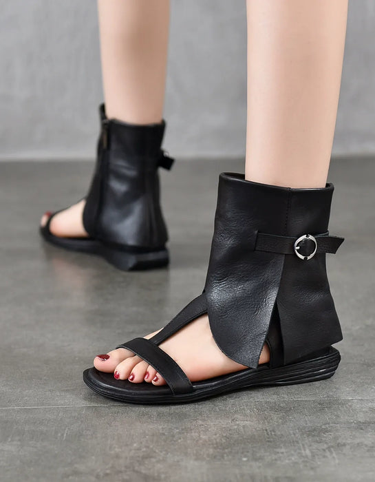 Summer Holiday Rome Style Open Toe Flat Sandals Boots Obiono June Shoes Collection 2026103.00