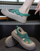 Summer Hollow-out Clogs Foam Soft Sole Wide toe box Casual Sandals Green, Obiono Aug shoes collection 2026, 89.99