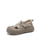 Summer Hollow-out Clogs Foam Soft Sole Wide toe box Casual Sandals beige, Obiono Aug shoes collection 2026, 89.99