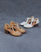 Summer Hollow Ankle Strap Elegant Chunky Heel Sandals May Shoes Collection 2026 79.99