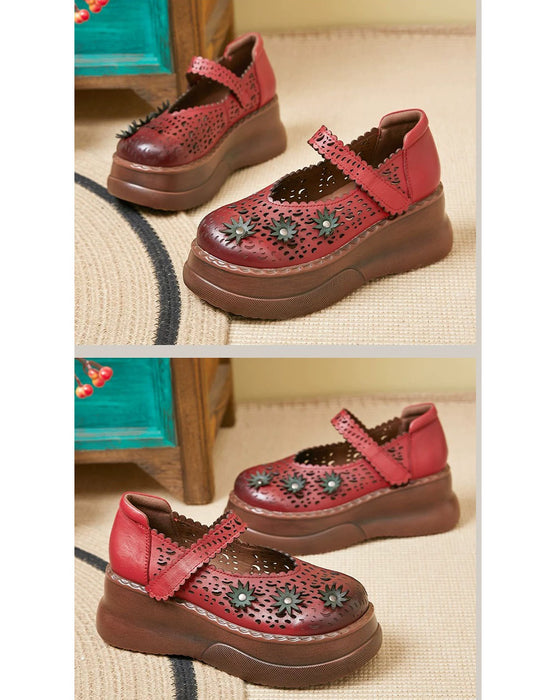 Summer Hollow Close Toe Platform Sandals May Shoes Collection 2026 83.00