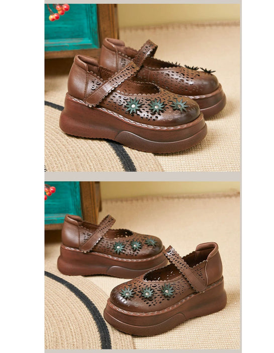 Summer Hollow Close Toe Platform Sandals May Shoes Collection 2026 83.00