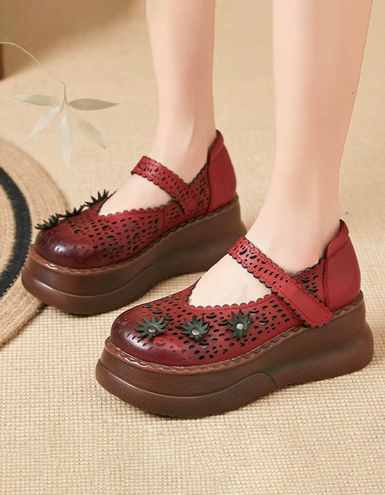 Summer Hollow Close Toe Platform Sandals May Shoes Collection 2026 83.00