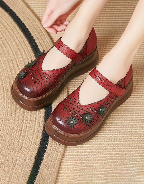 Summer Hollow Close Toe Platform Sandals May Shoes Collection 2026 83.00