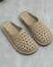 Obiono Summer Hollow Comfortable Soft Leather Mules July Shoes Collection 2026 79.00