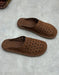 Obiono Summer Hollow Comfortable Soft Leather Mules July Shoes Collection 2026 79.00