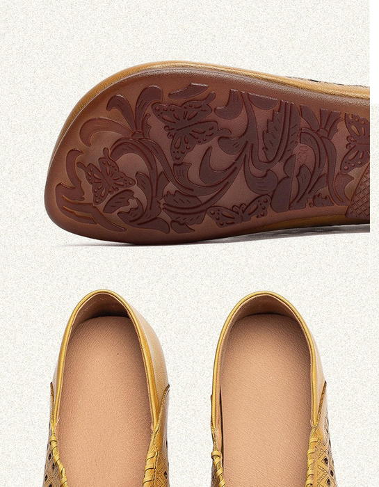 Summer Hollow Comfortable Wide Toe Box Flats