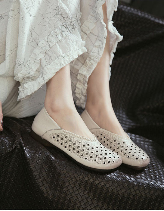Summer Hollow Comfortable Wide Toe Box Flats
