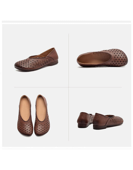 Summer Hollow Comfortable Wide Toe Box Flats