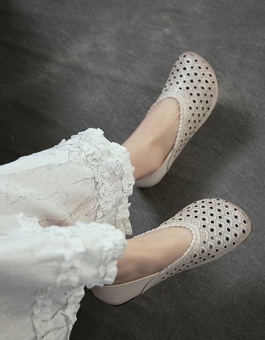 Summer Hollow Comfortable Wide Toe Box Flats