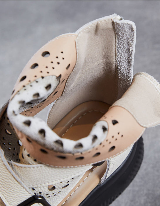 Summer Hollow Open Toe Platform Sandals Boots June Shoes Collection 2026 89.99