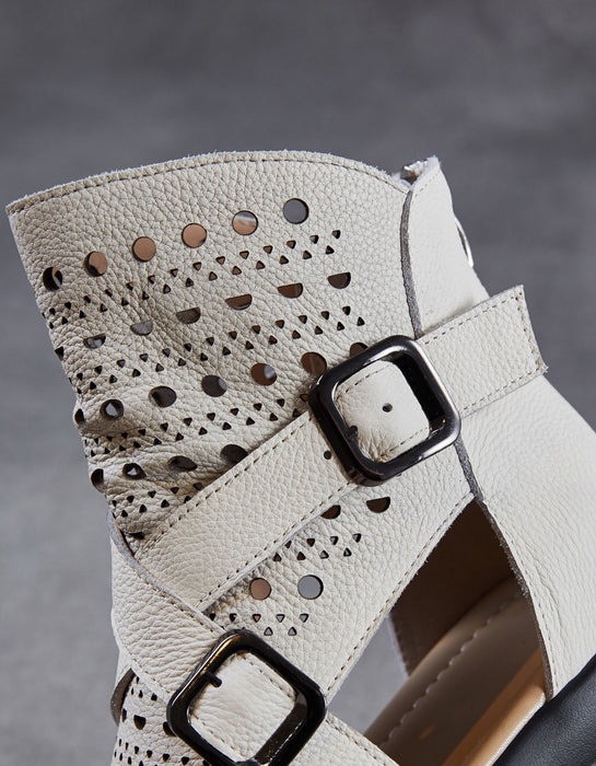 Summer Hollow Open Toe Platform Sandals Boots June Shoes Collection 2026 89.99