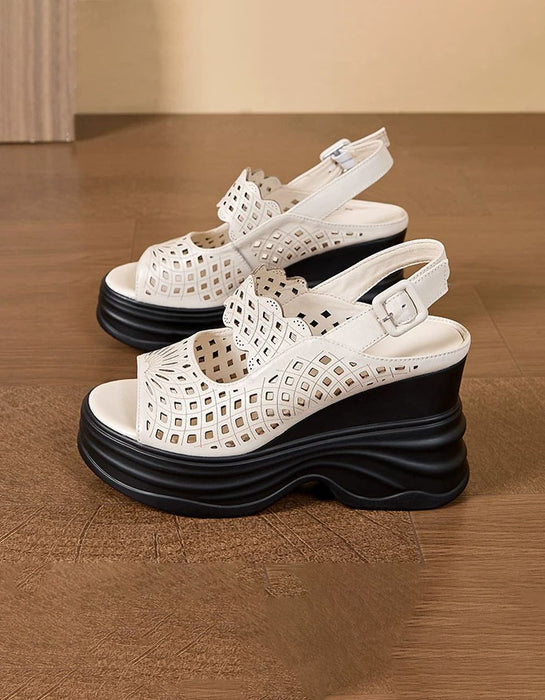 Summer Hollow Open Toe Wedge Sandals Slingback May Shoes Collection 2026 88.00