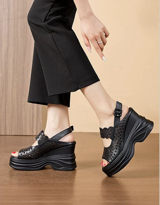 Summer Hollow Open Toe Wedge Sandals Slingback May Shoes Collection 2026 88.00