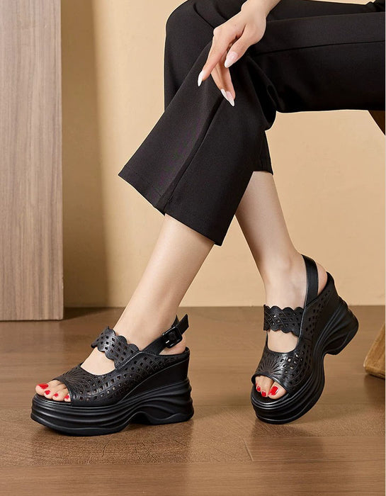 Summer Hollow Open Toe Wedge Sandals Slingback May Shoes Collection 2026 88.00
