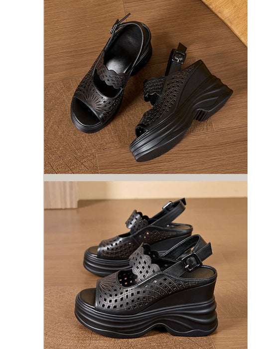 Summer Hollow Open Toe Wedge Sandals Slingback May Shoes Collection 2026 88.00