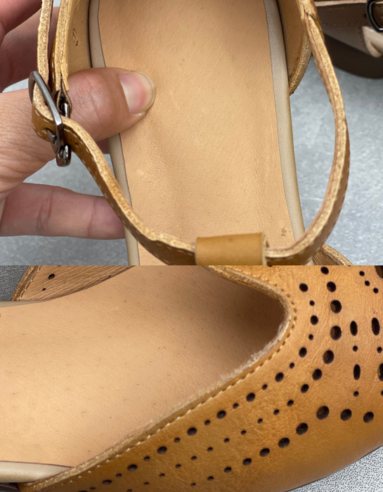 Summer Hollow Pointed Toe Vintage T-strap Mary Janes Sandals May Shoes Collection 2026 81.00