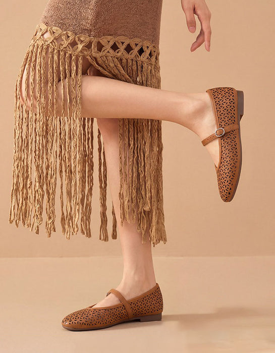 Summer Hollow Soft Sole Comfortable Flat Shoes May Shoes Collection 2026 92.00