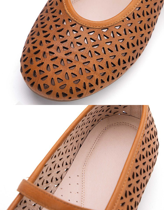 Summer Hollow Soft Sole Comfortable Flat Shoes May Shoes Collection 2026 92.00