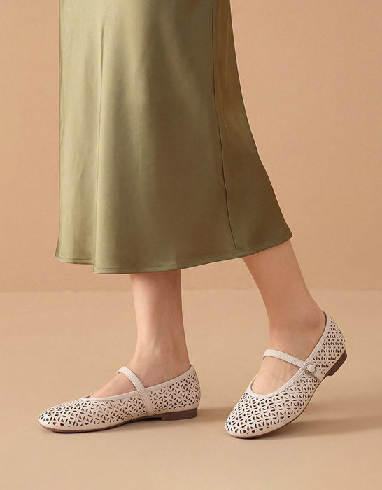 Summer Hollow Soft Sole Comfortable Flat Shoes May Shoes Collection 2026 92.00
