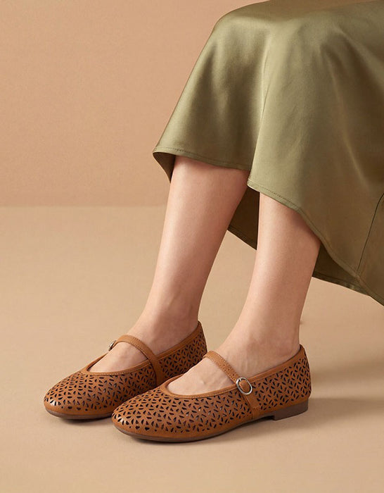 Summer Hollow Soft Sole Comfortable Flat Shoes May Shoes Collection 2026 92.00