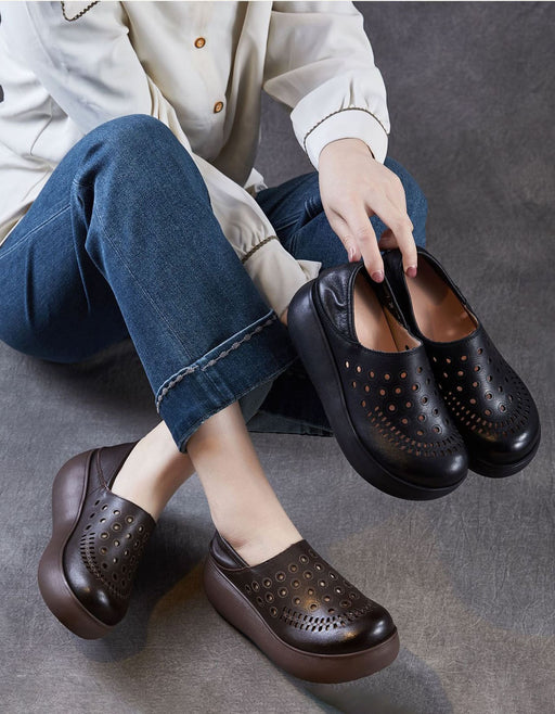 Obiono Sandals Summer Hollow Soft Sole Wide Toe Box Wedge Sandals July Shoes Collection 2026 89.90