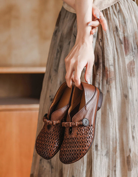 Summer Hollow Soft Soles Comfortable Flat Shoes May Shoes Collection 2026 79.00