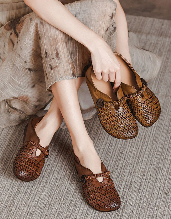 Summer Hollow Soft Soles Comfortable Flat Shoes May Shoes Collection 2026 79.00