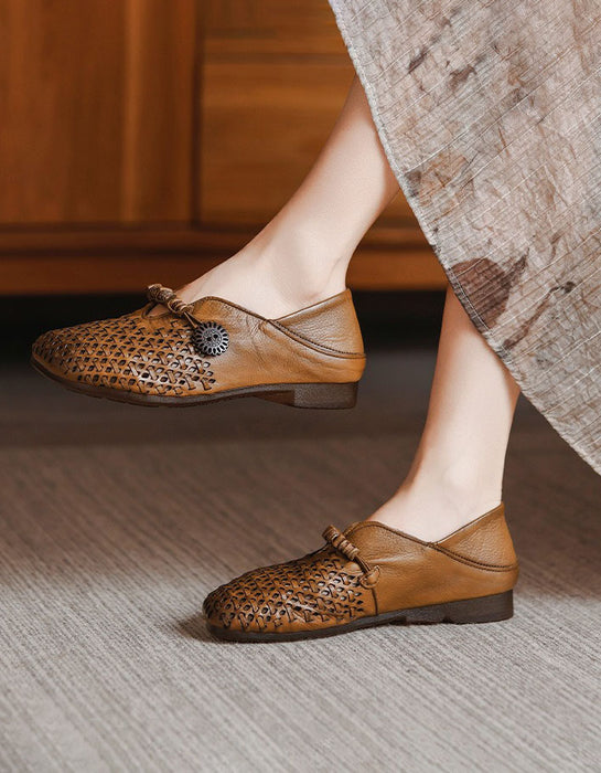 Summer Hollow Soft Soles Comfortable Flat Shoes May Shoes Collection 2026 79.00