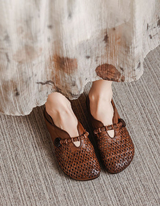 Summer Hollow Soft Soles Comfortable Flat Shoes May Shoes Collection 2026 79.00