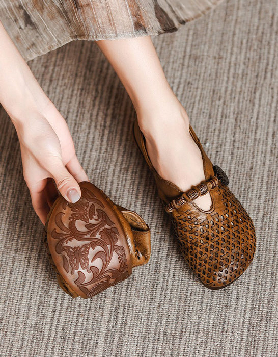 Summer Hollow Soft Soles Comfortable Flat Shoes May Shoes Collection 2026 79.00