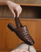 Summer Hollow Square Toe Leather Mules Slingback May Shoes Collection 2026 82.00