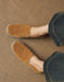Summer Hollow Suede Linen Handmade Soft Sole Loafers June Shoes Collection 2026 96.00