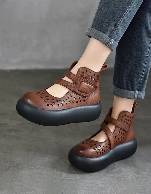 Summer Hollow Wide Toe Box Platform Boots Sandals April Shoes Collection 2026 88.80