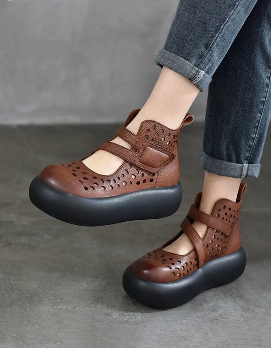 Summer Hollow Wide Toe Box Platform Boots Sandals April Shoes Collection 2026 88.80