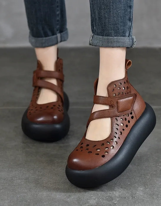 Summer Hollow Wide Toe Box Platform Boots Sandals April Shoes Collection 2026 88.80
