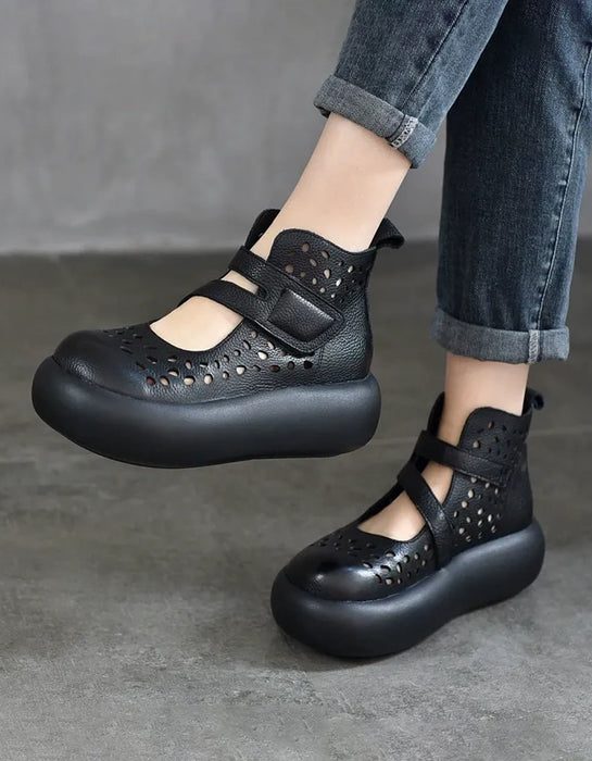 Summer Hollow Wide Toe Box Platform Boots Sandals April Shoes Collection 2026 88.80