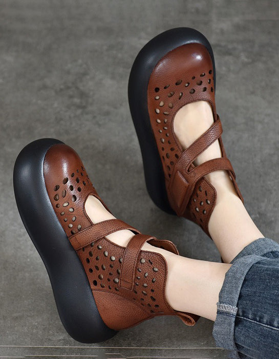 Summer Hollow Wide Toe Box Platform Boots Sandals April Shoes Collection 2026 88.80