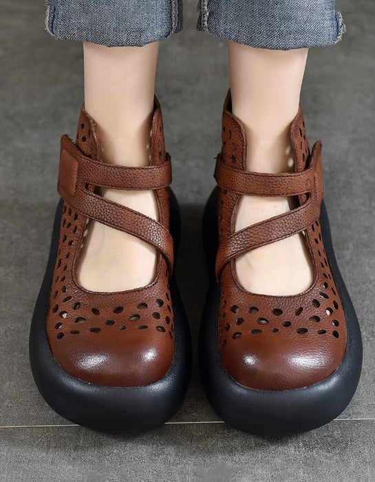 Summer Hollow Wide Toe Box Platform Boots Sandals April Shoes Collection 2026 88.80
