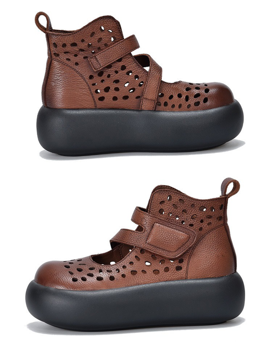 Summer Hollow Wide Toe Box Platform Boots Sandals April Shoes Collection 2026 88.80