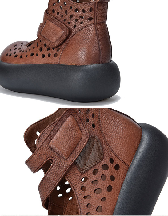 Summer Hollow Wide Toe Box Platform Boots Sandals April Shoes Collection 2026 88.80