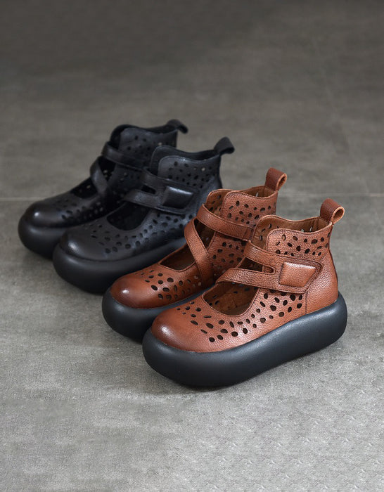 Summer Hollow Wide Toe Box Platform Boots Sandals April Shoes Collection 2026 88.80