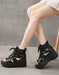 Summer Lace-up Cut-out Retro Platform Sandals May Shoes Collection 2026 81.00