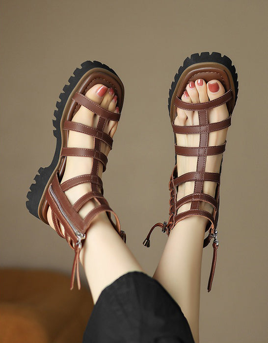 Summer Lace-up Vintage Gladiator Style Sandals May Shoes Collection 2026 102.00