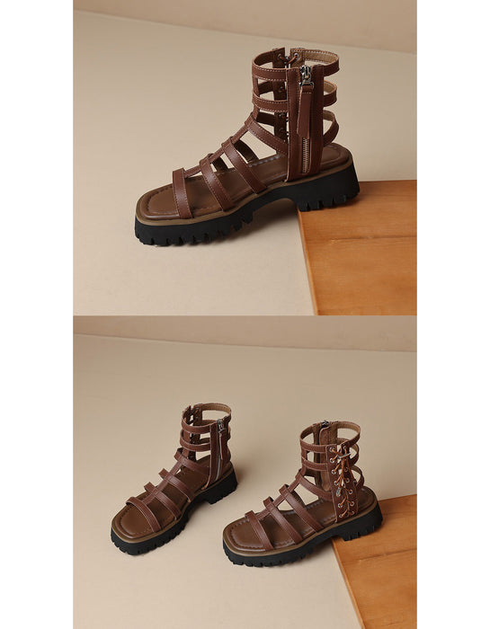 Summer Lace-up Vintage Gladiator Style Sandals May Shoes Collection 2026 102.00
